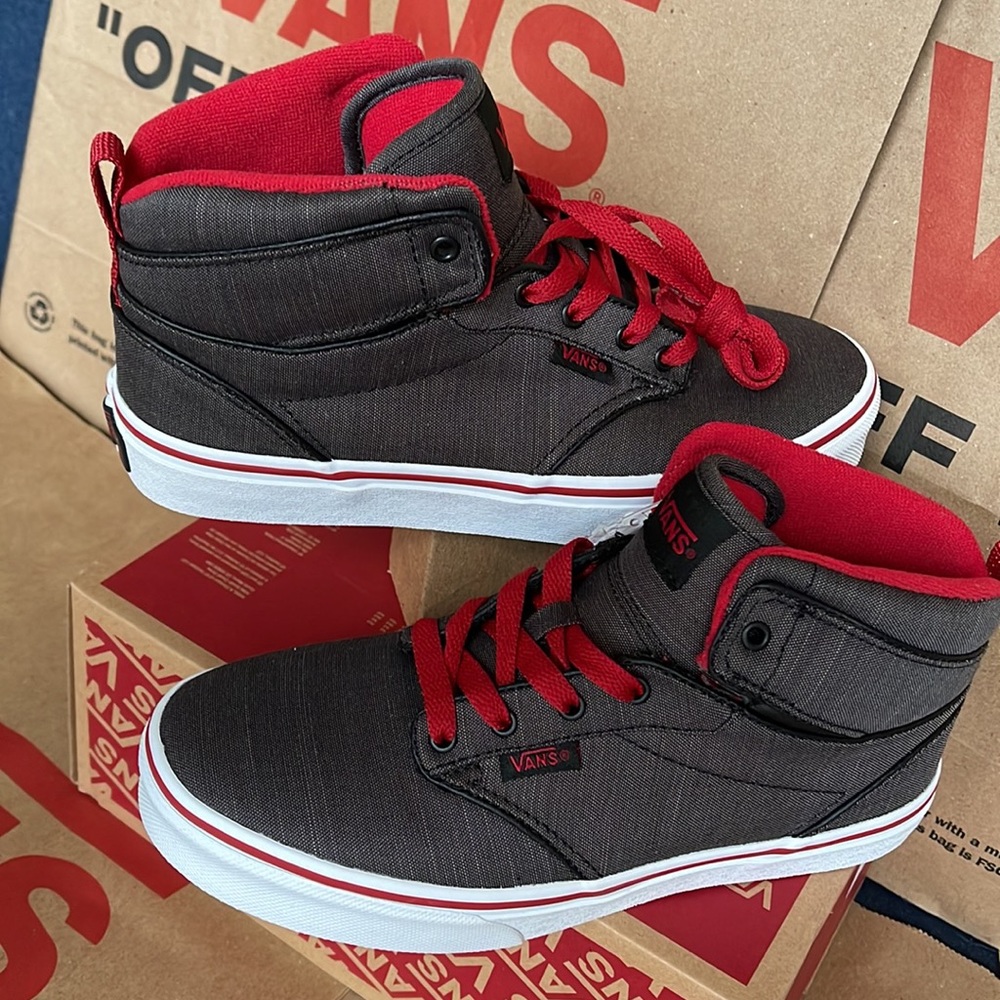 Vans Atwood Textile Black/Chili Pepper/White WMNS - Picture 11 of 16